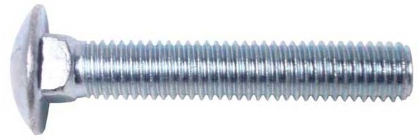 F-050C1200BCGJ-2369 1/2-13 X 12 CARRIAGE BOLT 655 SILICON BRONZE FULL BODIED PARTIAL THREAD